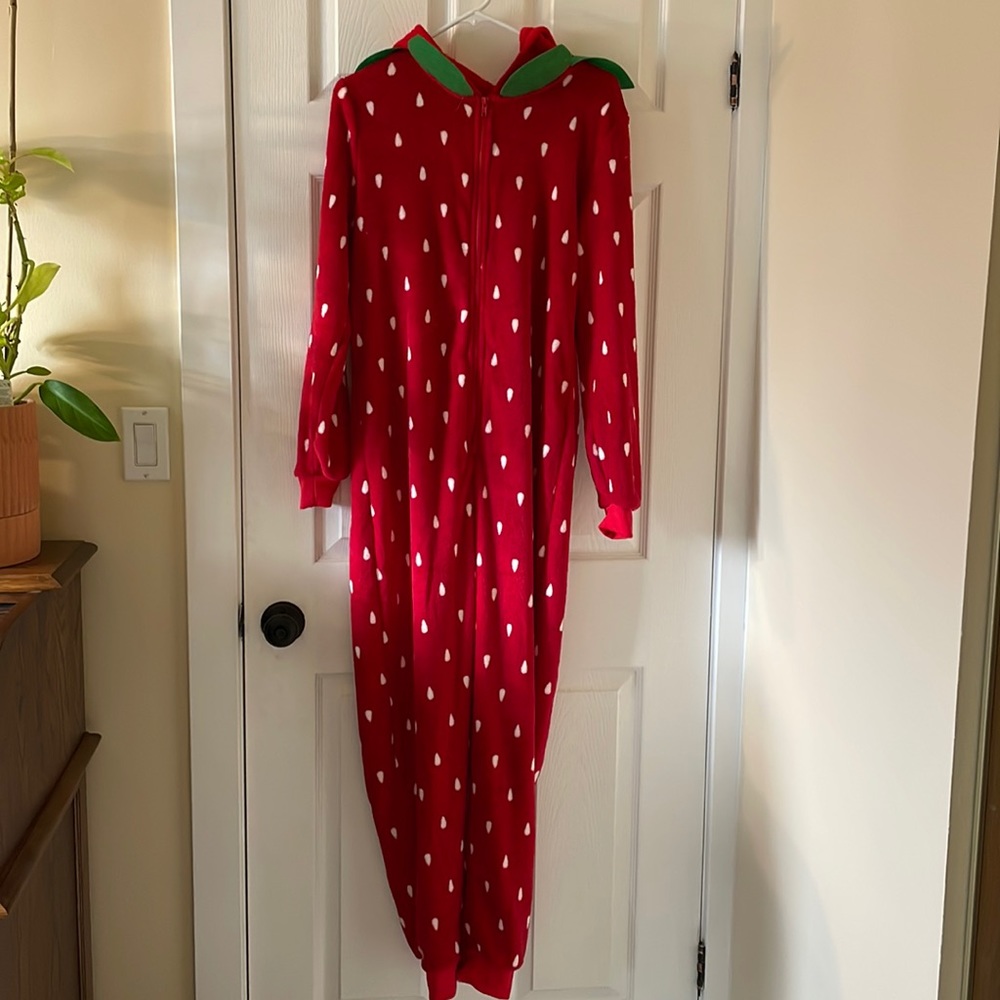 Brand new strawberry onesie Halloween